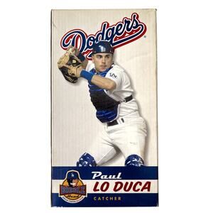 Paul Lo Duca Dodger Bobblehead Includes original game tickets New In Box Rare